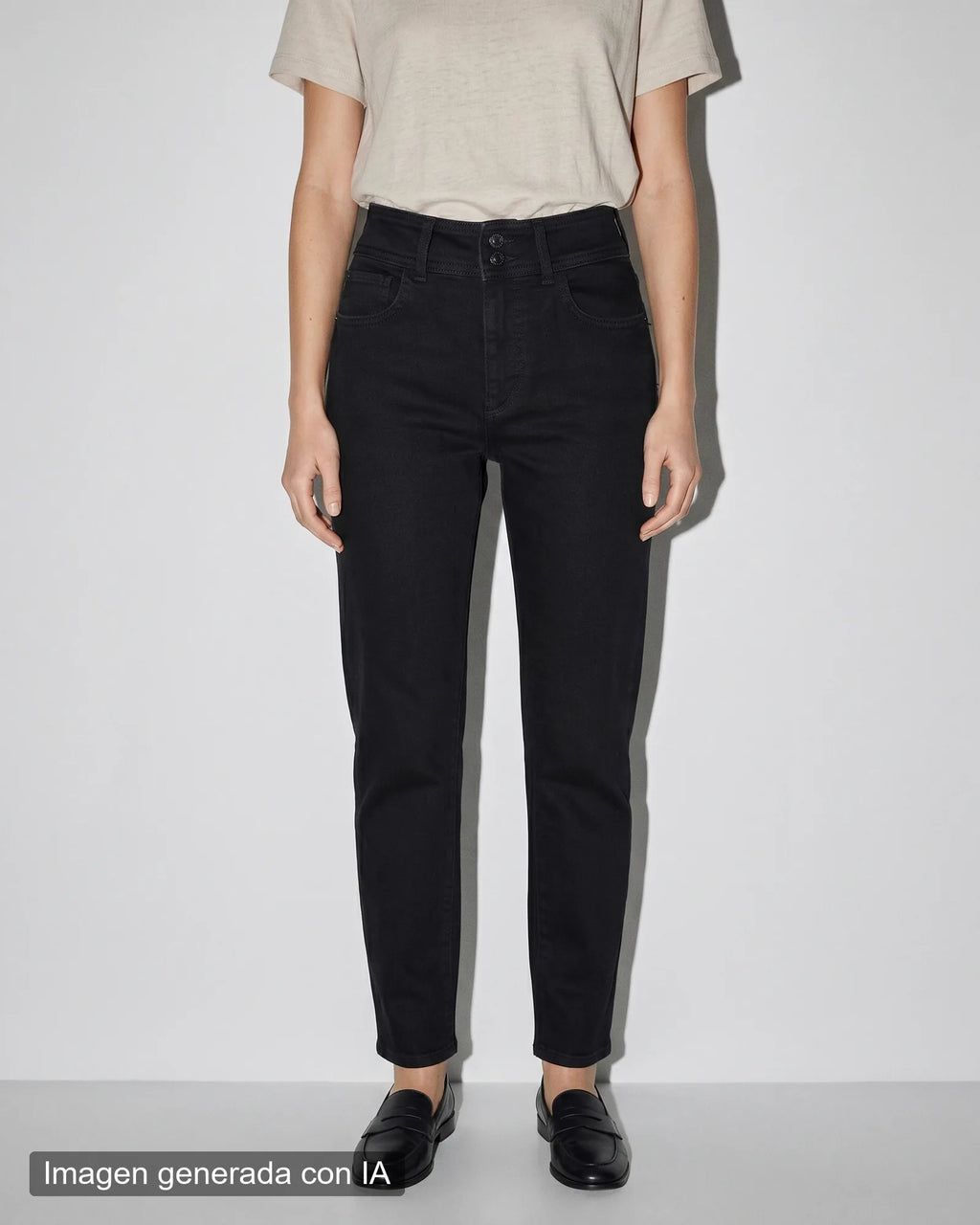 Jean Skinny high negro