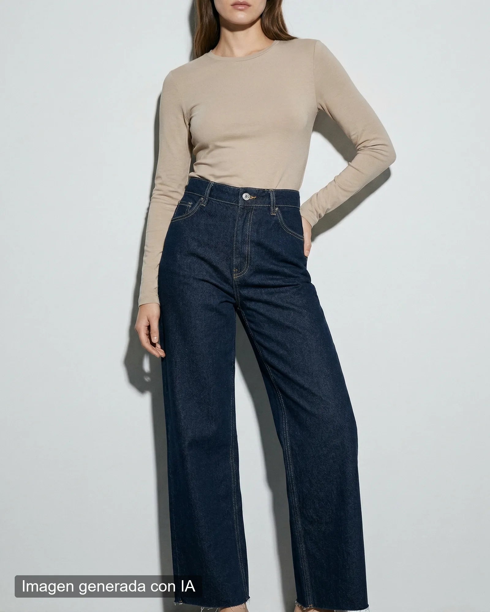 Jean azul Wide leg