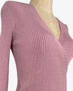 Jersey canale cruzado rosa