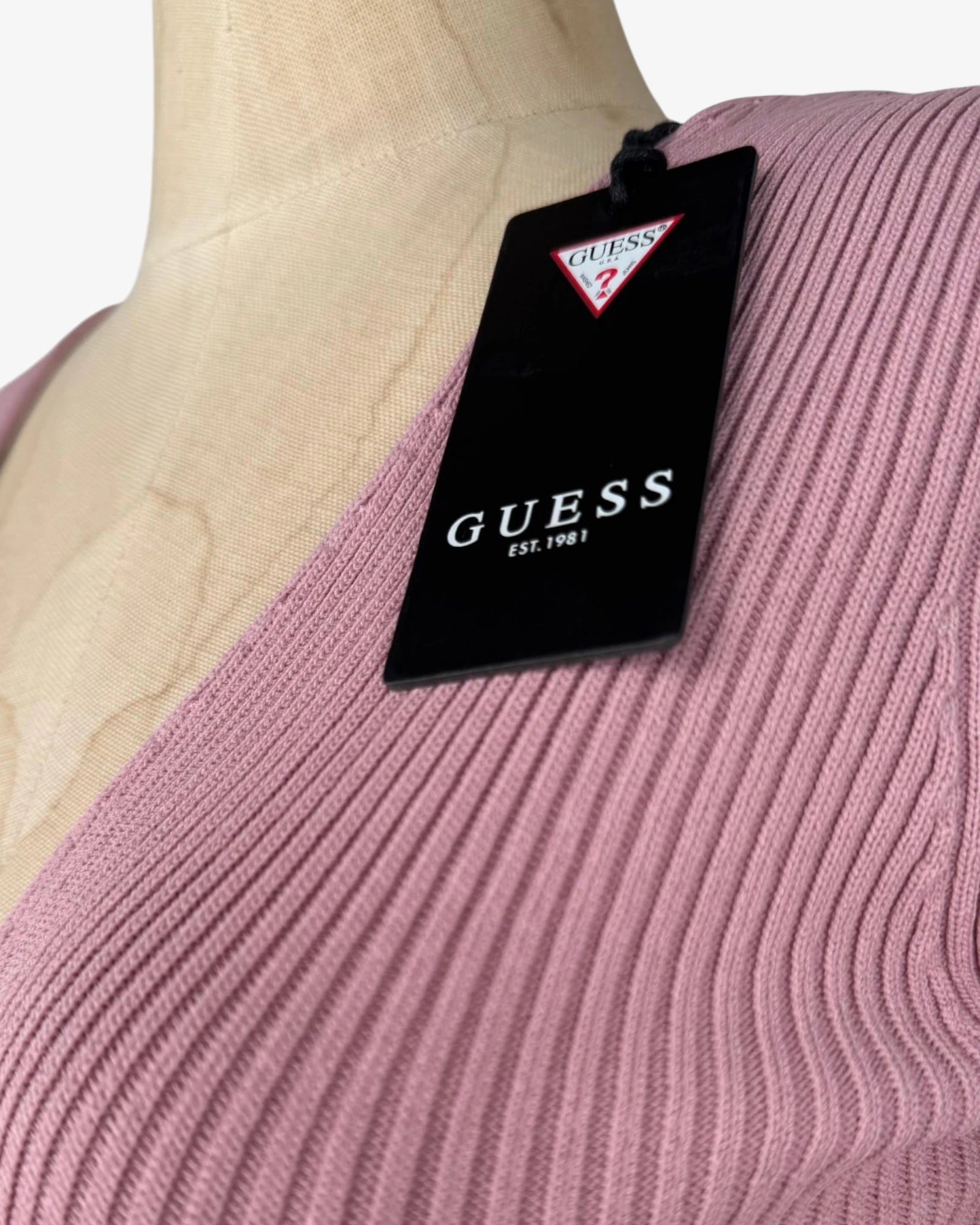 Jersey canale cruzado rosa