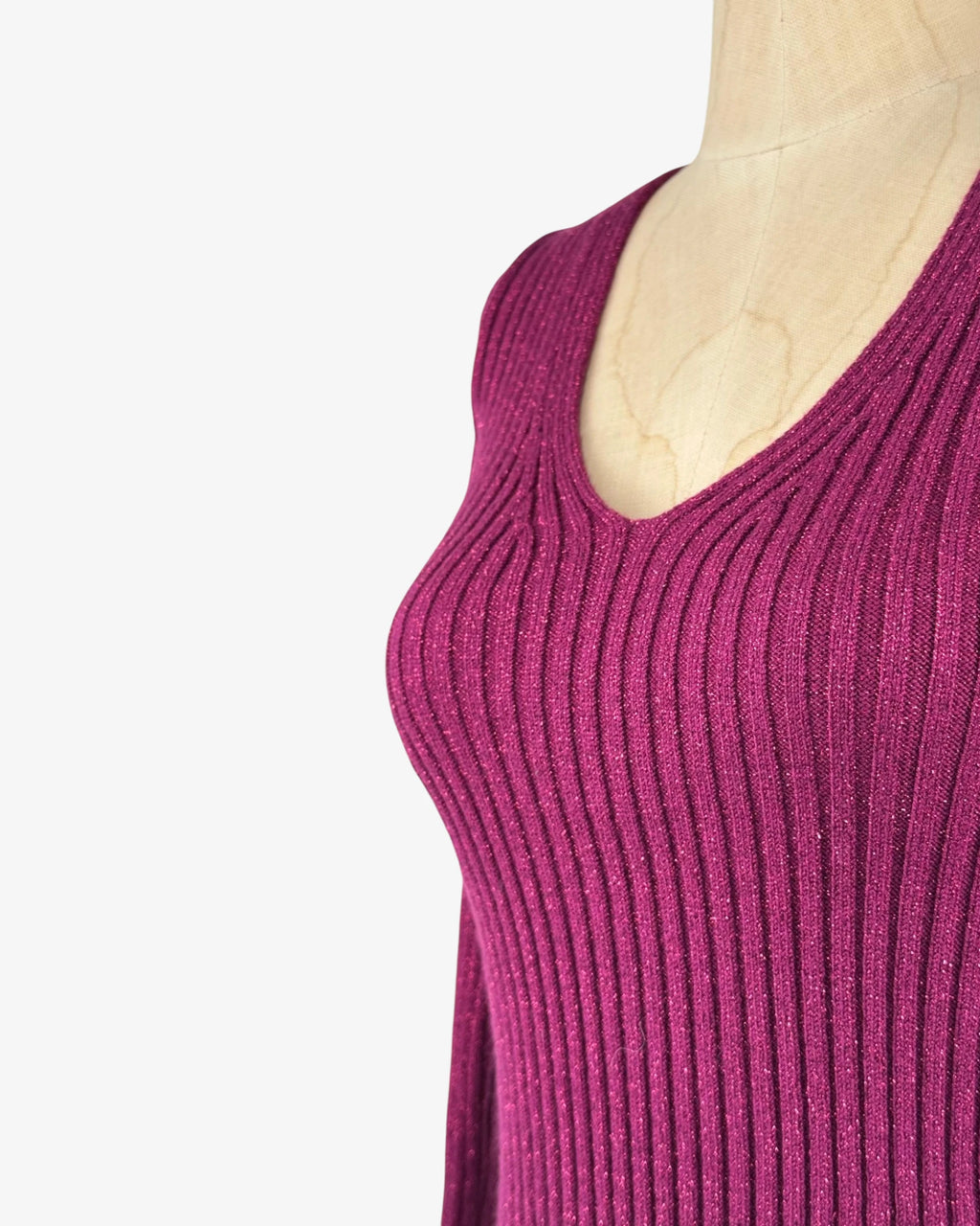 Jersey canale fucsia lurex