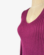 Jersey canale fucsia lurex