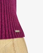 Jersey canale fucsia lurex