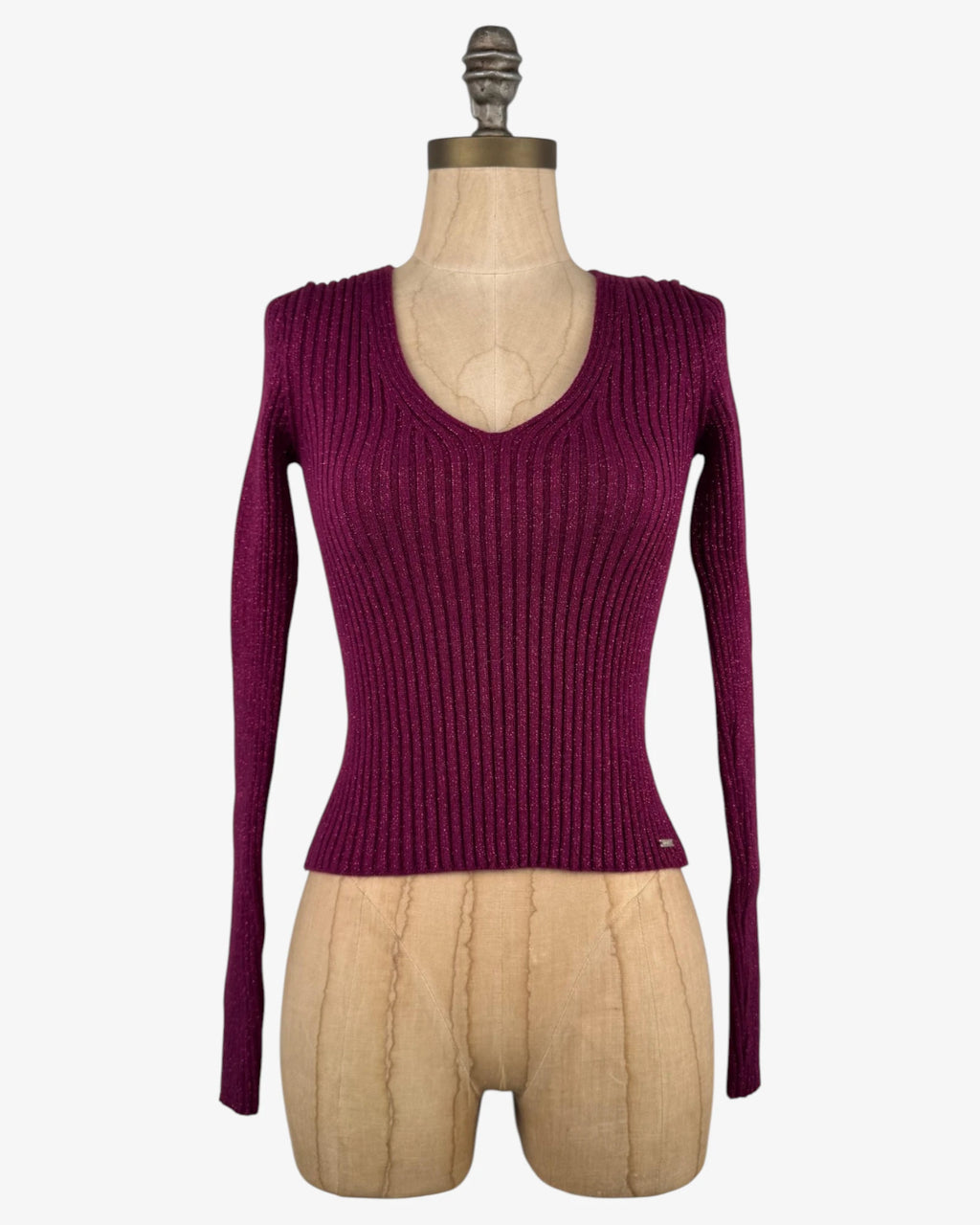 Jersey canale fucsia lurex