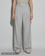 Pantalón culotte pinzas