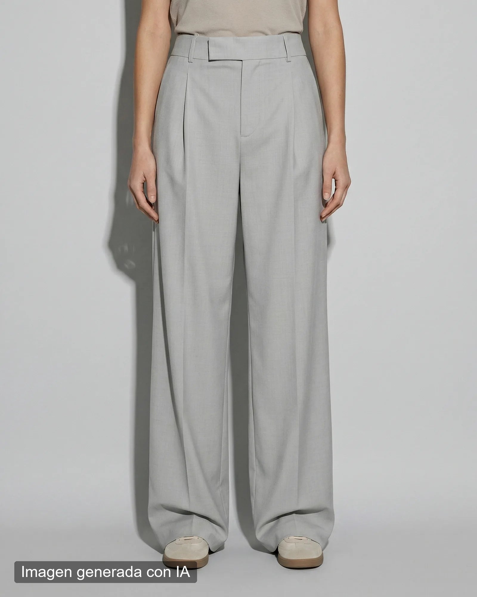 Pantalón culotte pinzas