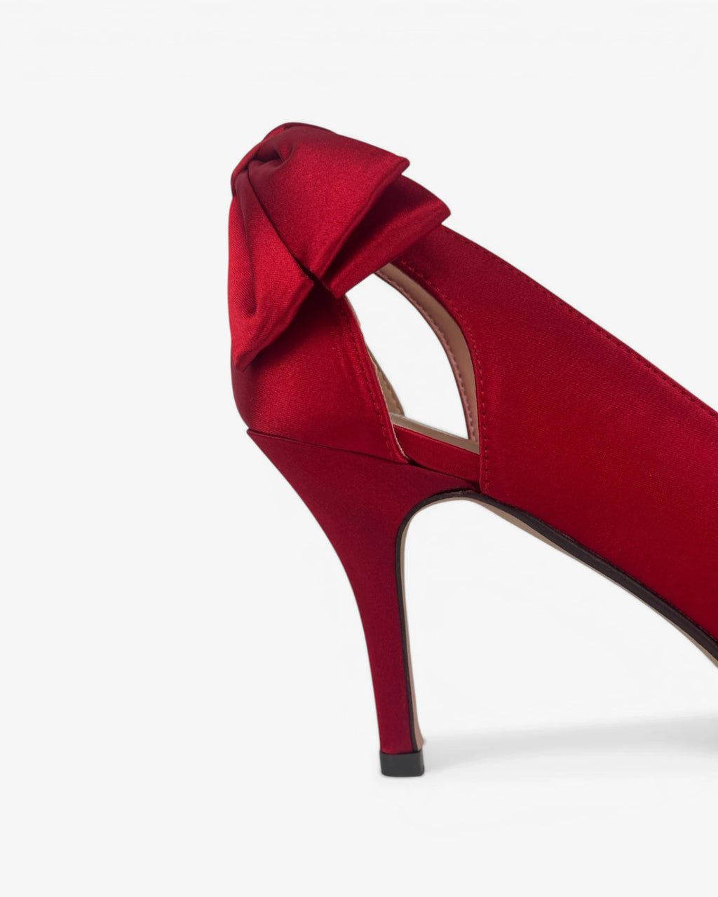 Zapatos raso lazo rojo