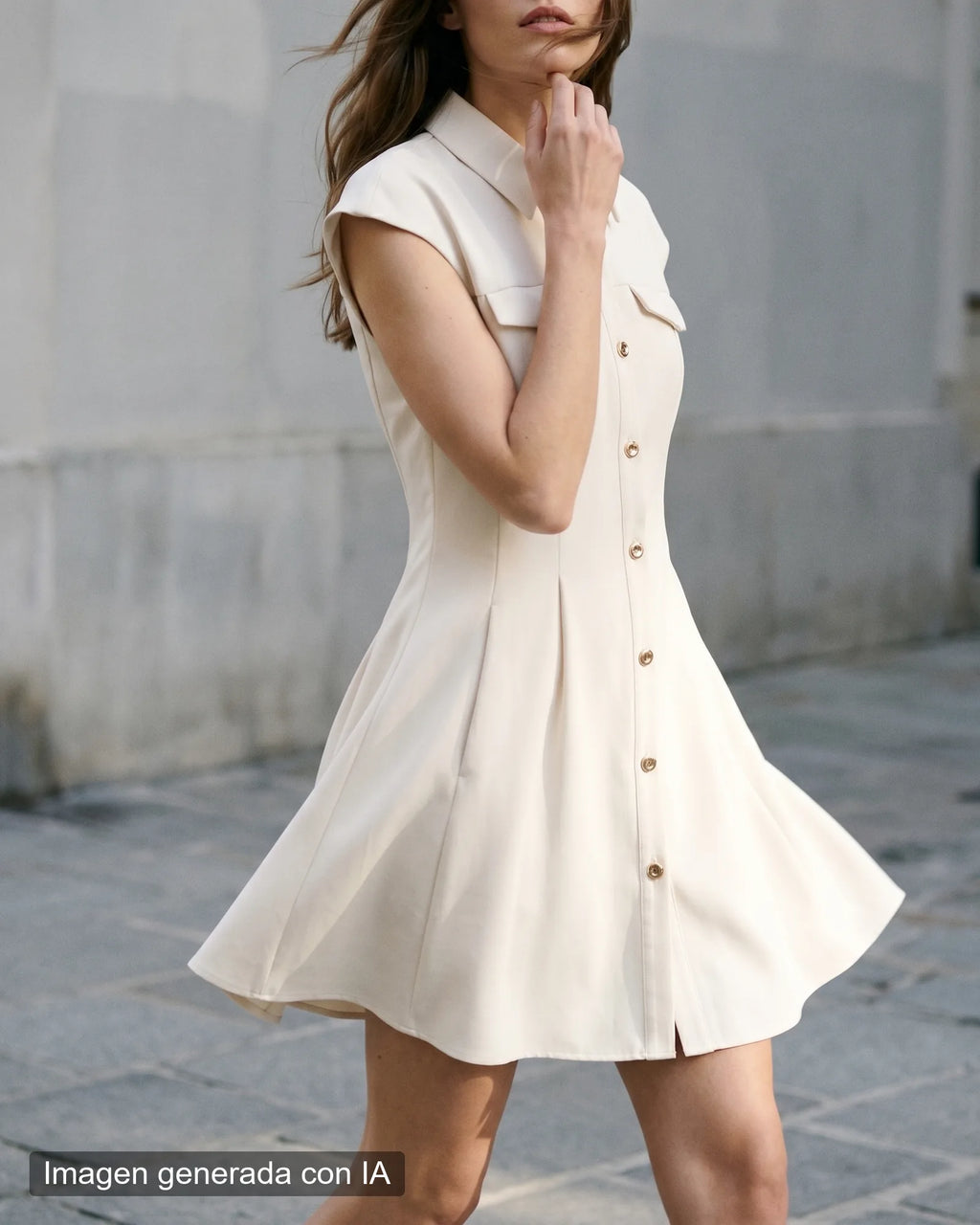 Vestido sin mangas