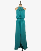 Vestido ceremonia turquesa