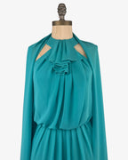 Vestido ceremonia turquesa