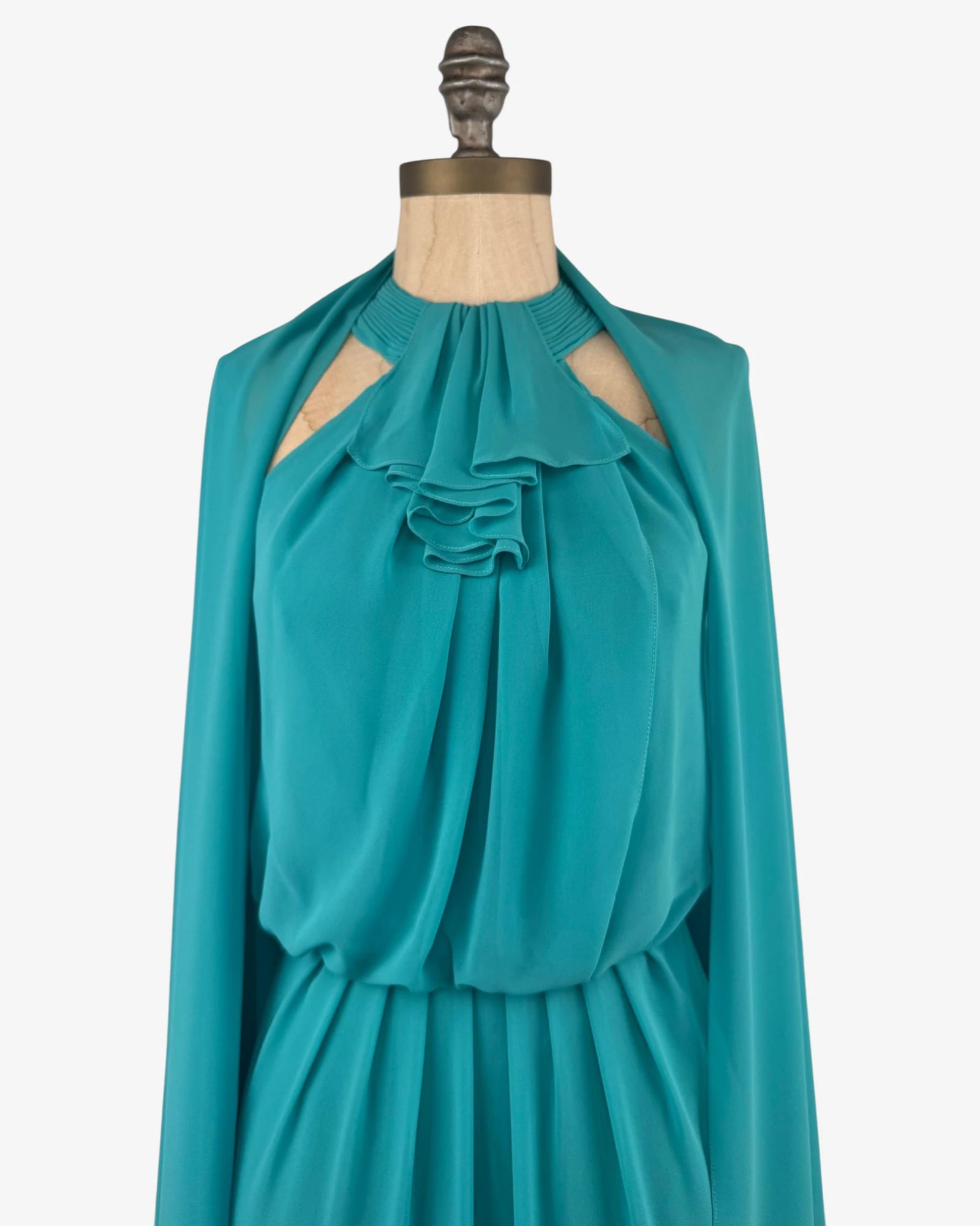 Vestido ceremonia turquesa