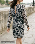 Vestido corto gasa