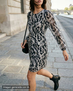Vestido corto gasa